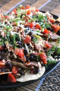 Slow Cooker Loaded BBQ Pulled Pork Nachos 8