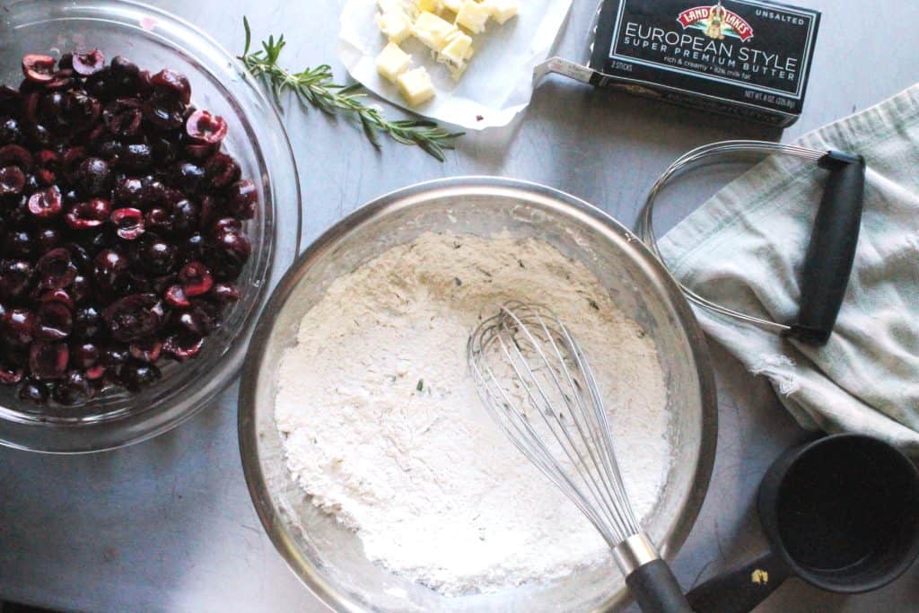 Cherry Rosemary Cobbler 3