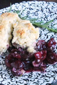 Cherry Rosemary Cobbler 7