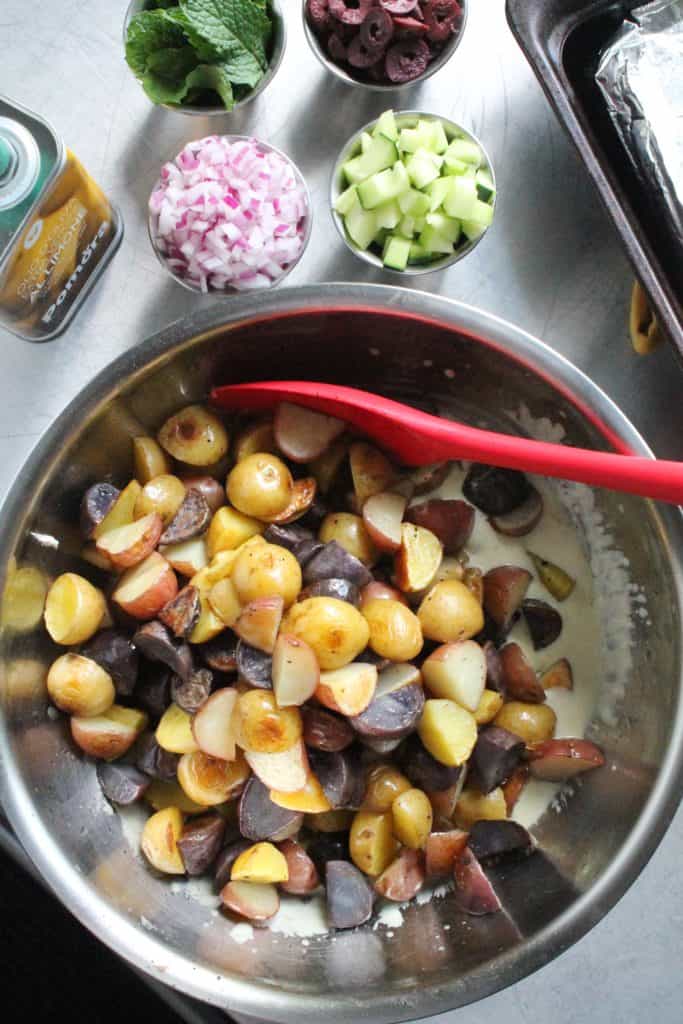 Creamy Lemon Mediterranean Potato Salad 3