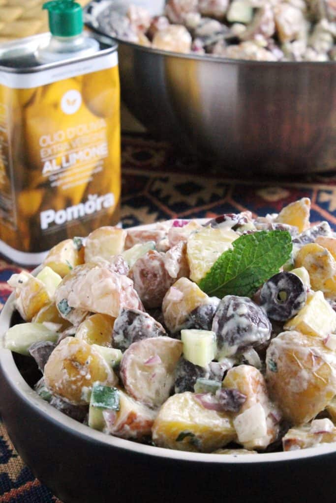 Creamy Lemon Mediterranean Potato Salad 4