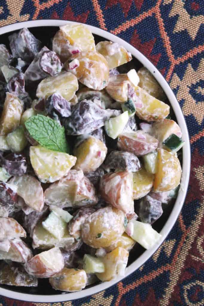 Creamy Lemon Mediterranean Potato Salad 5