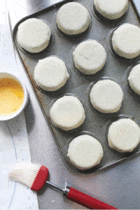 Pie Crust Ice Cream Bowls GIF