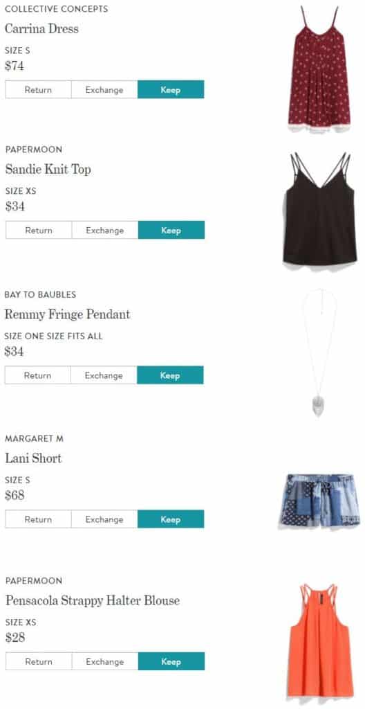 August 2017 Stitch Fix