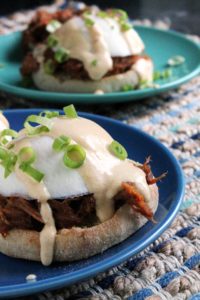 BBQ Pulled Pork Eggs Benedict 1