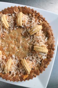 Coconut, Mango & White Chocolate Chip Cookie Cake 1
