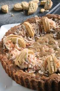 Coconut, Mango & White Chocolate Chip Cookie Cake 2