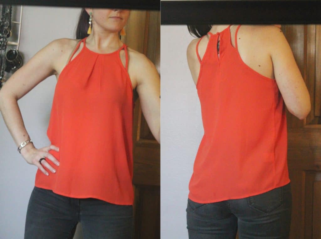 Papermoon Pensacola Strappy Halter Blouse