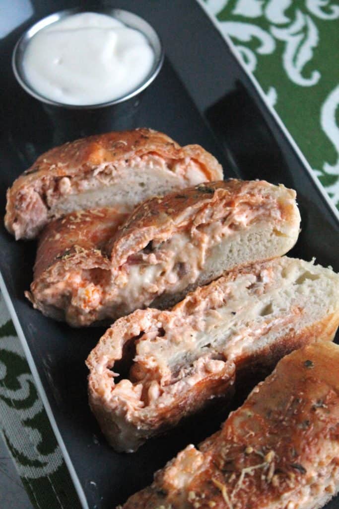 Buffalo Chicken Stromboli 5