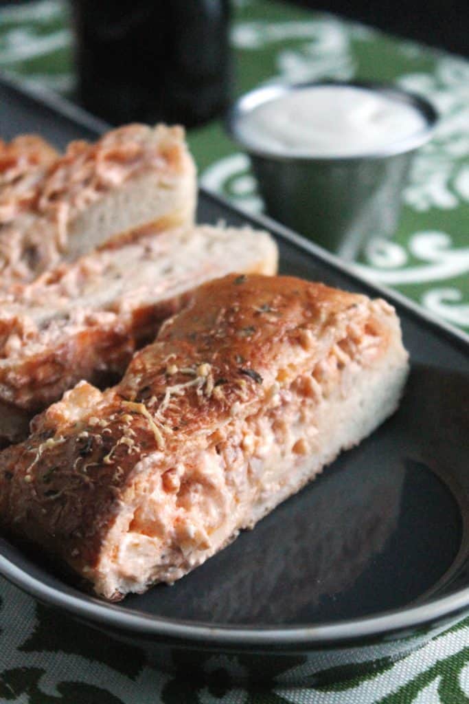 Buffalo Chicken Stromboli 6