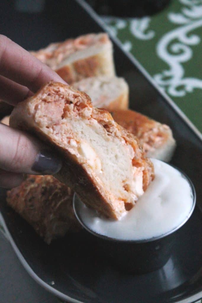 Buffalo Chicken Stromboli 7