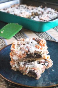 Chocolate Coconut Pecan 7-Layer Bars 4