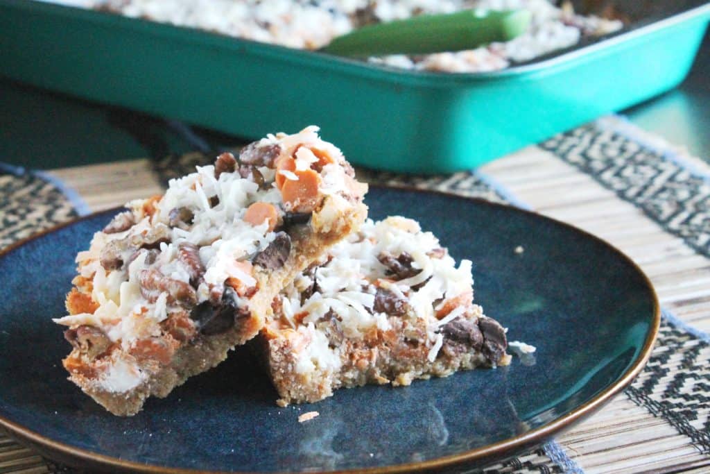 Chocolate Coconut Pecan 7-Layer Bars 6