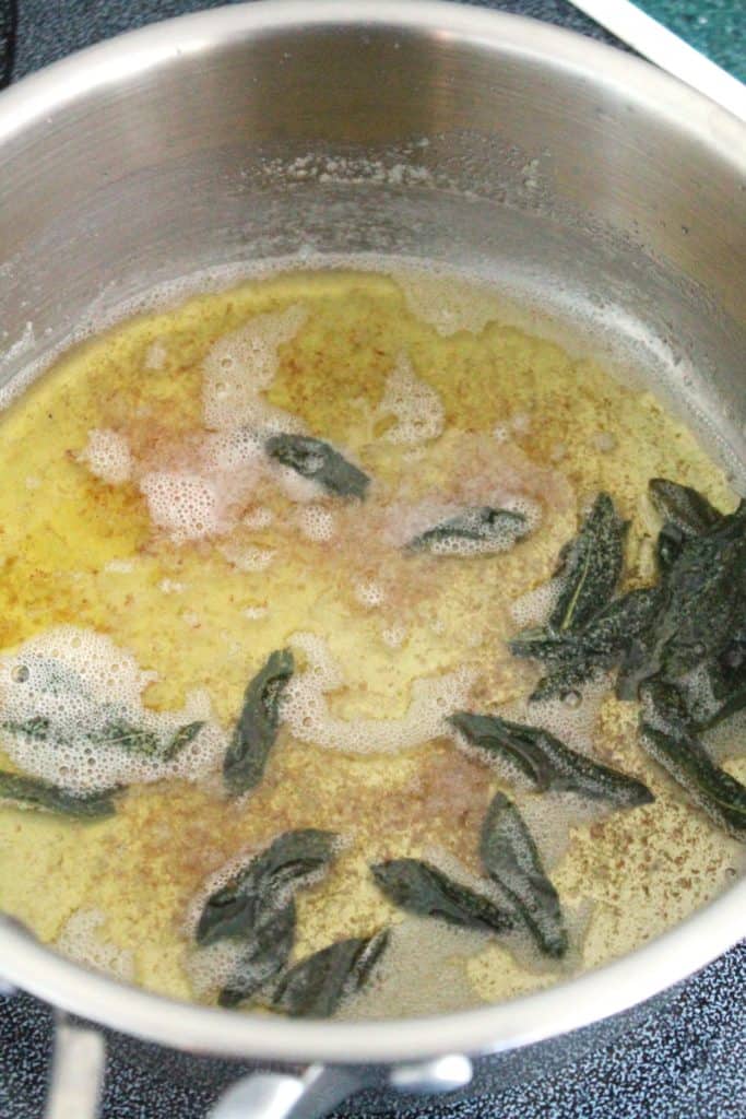 Goat Cheese and Sage Pizza with Pumpkin Crust 3