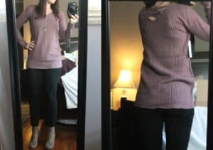 Pink Clover Alysse Cross Back Pullover