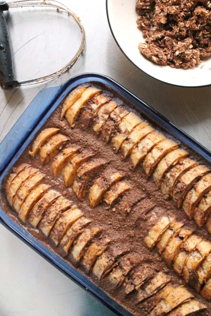 Baked Peanut Butter & Chocolate French Toast 1