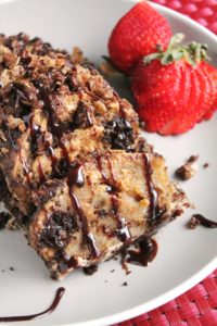 Baked Peanut Butter & Chocolate French Toast 3