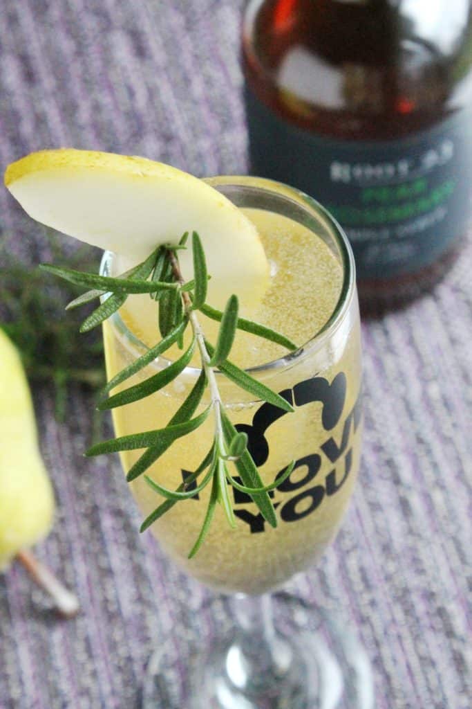 Pear Rosemary Sparkler 2