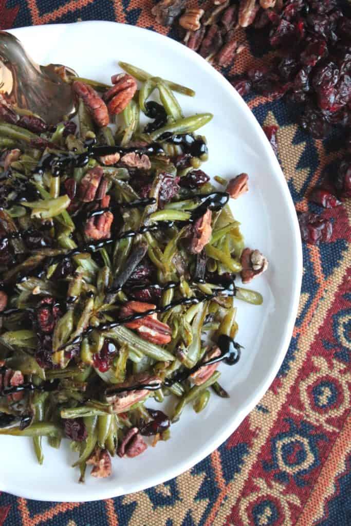 Roasted Green Bean Salad with Cranberries and Toasted Pecans 2