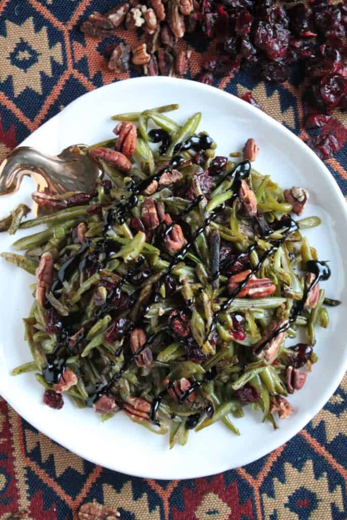 Roasted Green Bean Salad with Cranberries and Toasted Pecans 3