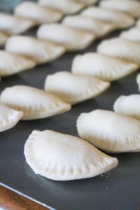 Bacon, Cheddar, Caramelized Onion, and Potato Pierogi 2