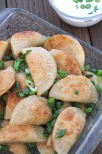 Bacon, Cheddar, Caramelized Onion, and Potato Pierogi 3