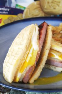 Ham, Egg & Cheese Pancake Sandwiches 5