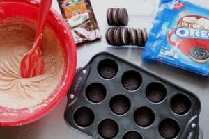 Mini Hot Cocoa Oreo Cheesecakes 1