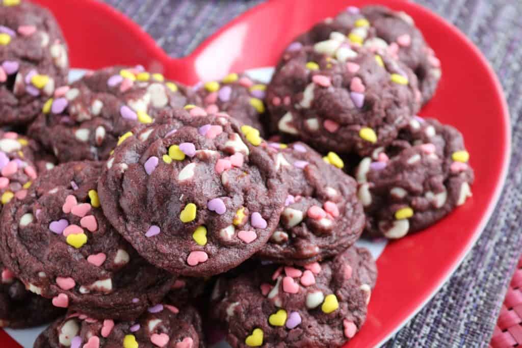 Purple Velvet White Chocolate Chip Cookies 2