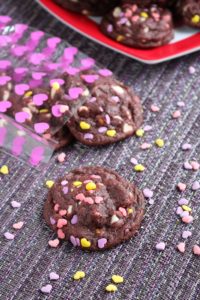Purple Velvet White Chocolate Chip Cookies 3