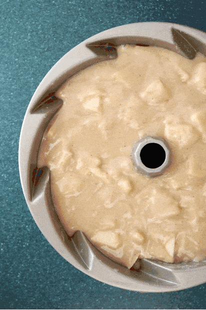 Chai Apple Cake GIF