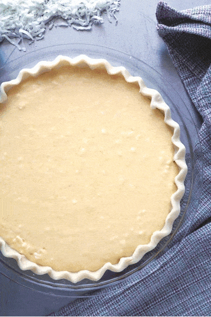 Coconut Chess Pie GIF
