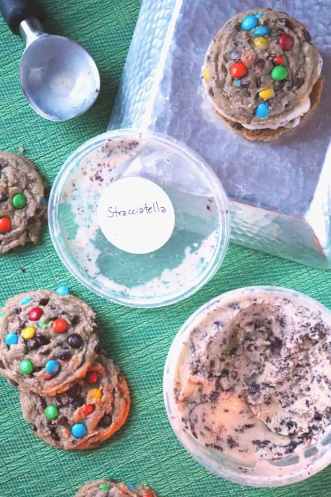 Chewy M&M Chocolate Chip Cookies 6