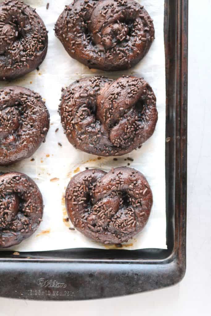 Double Chocolate Chip Soft Pretzels 3