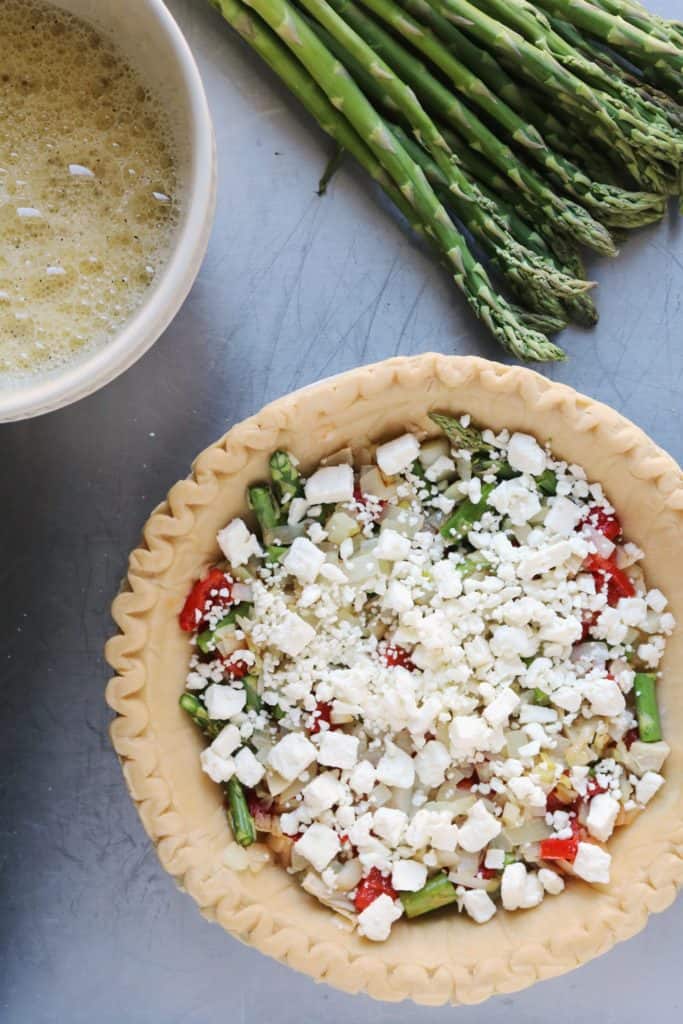 Greek Asparagus Quiche 3
