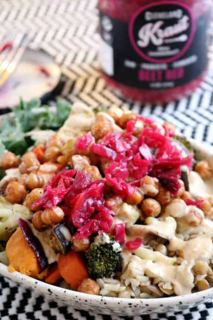 Roasted Veggie Bowl with Lemon Tahini Dressing 6