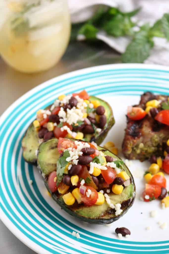 Grilled Stuffed Avocados 5