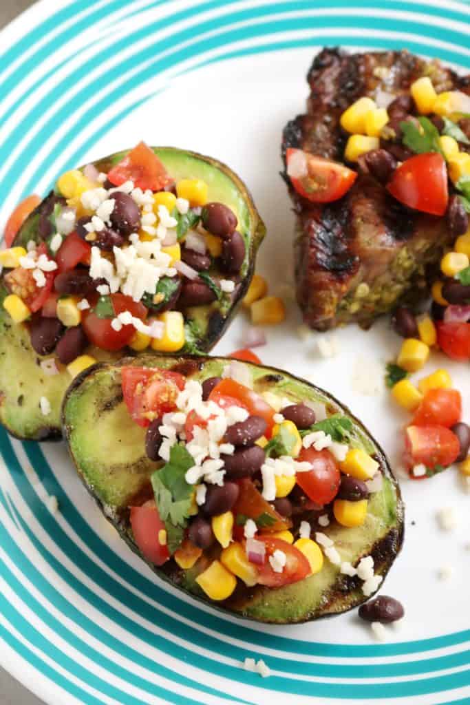 Grilled Stuffed Avocados 6