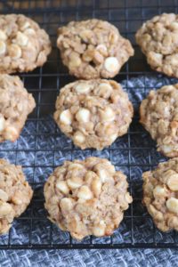 Oatmeal White Chocolate Chip Cookies 3