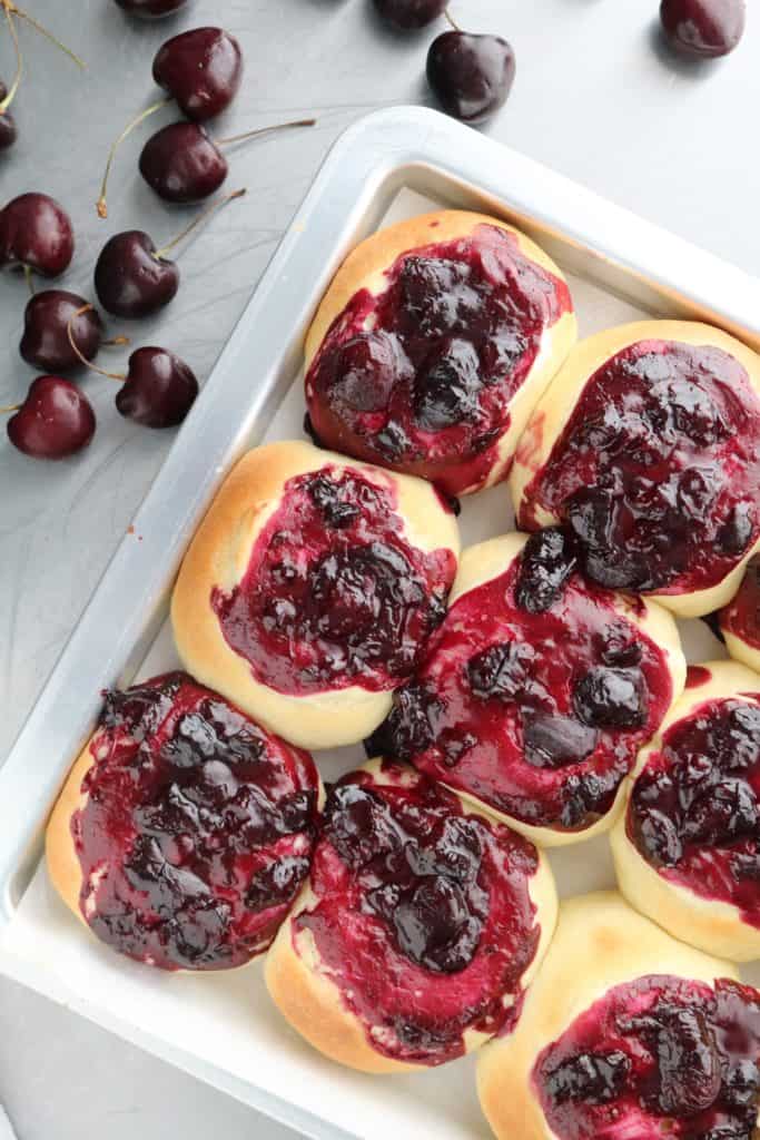 Black Cherry Cheesecake Kolaches 4