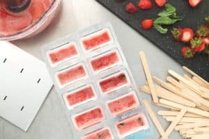 Strawberry Mojito Popsicles 1