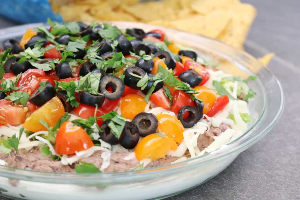 Mexican 7 Layer Hummus Dip 2