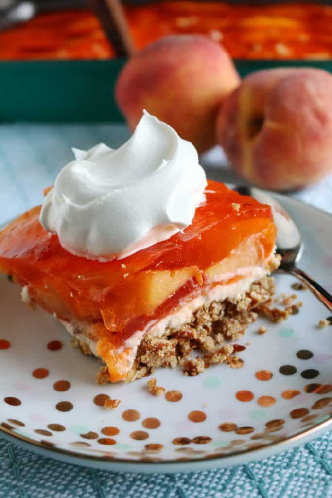 Peach Pretzel Salad 1