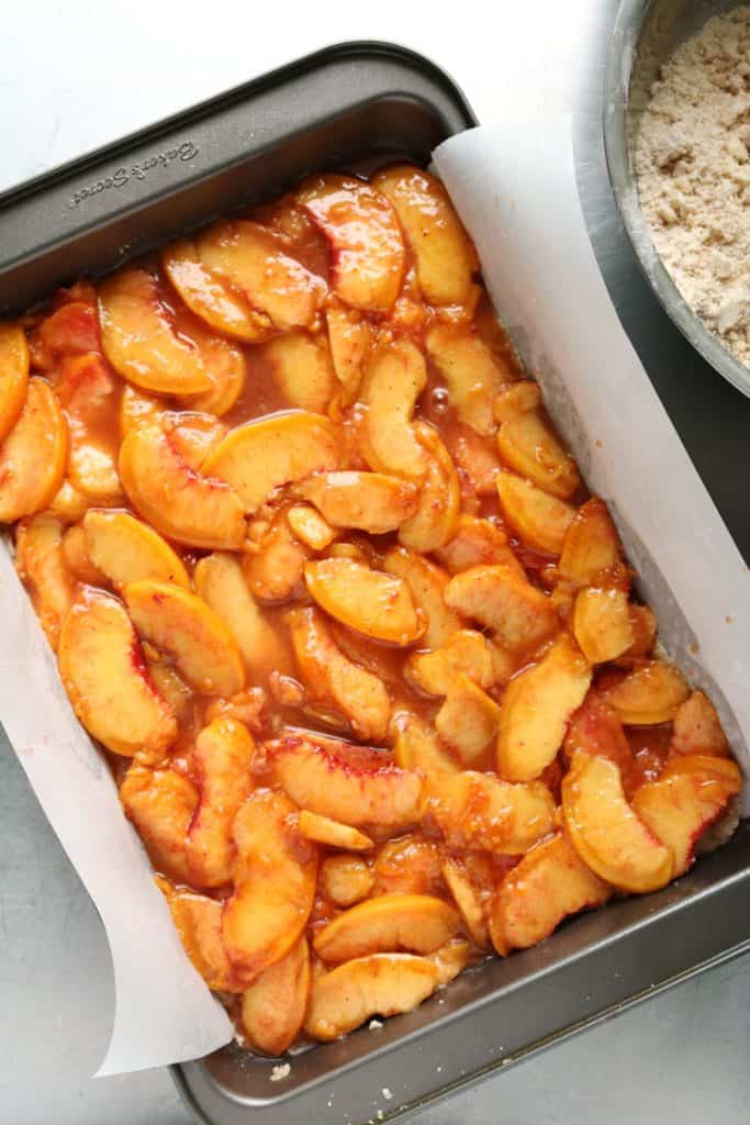 Peaches and Cream Pie Bars 1