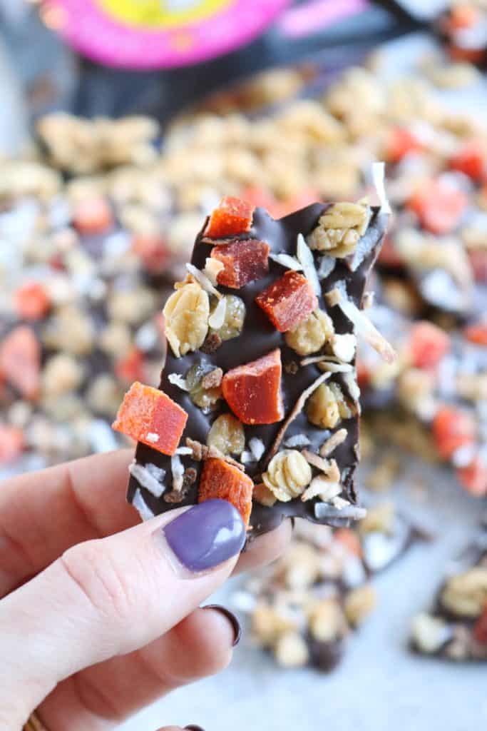 Tropical Granola Chocolate Bark 4