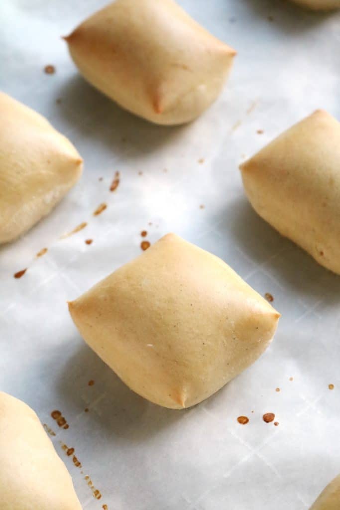 Baked Peanut Butter Beignets with Chocolate-Coffee Sauce 1