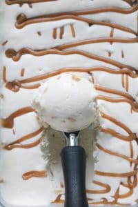 No-Churn White Chocolate Peanut Butter Swirl Ice Cream 1