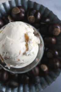 No-Churn White Chocolate Peanut Butter Swirl Ice Cream 3