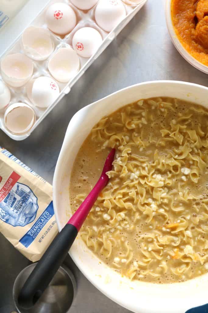 Pumpkin Noodle Kugel 1