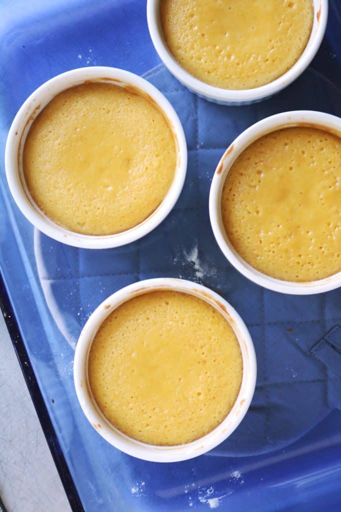 Pumpkin White Chocolate Lava Cakes 2